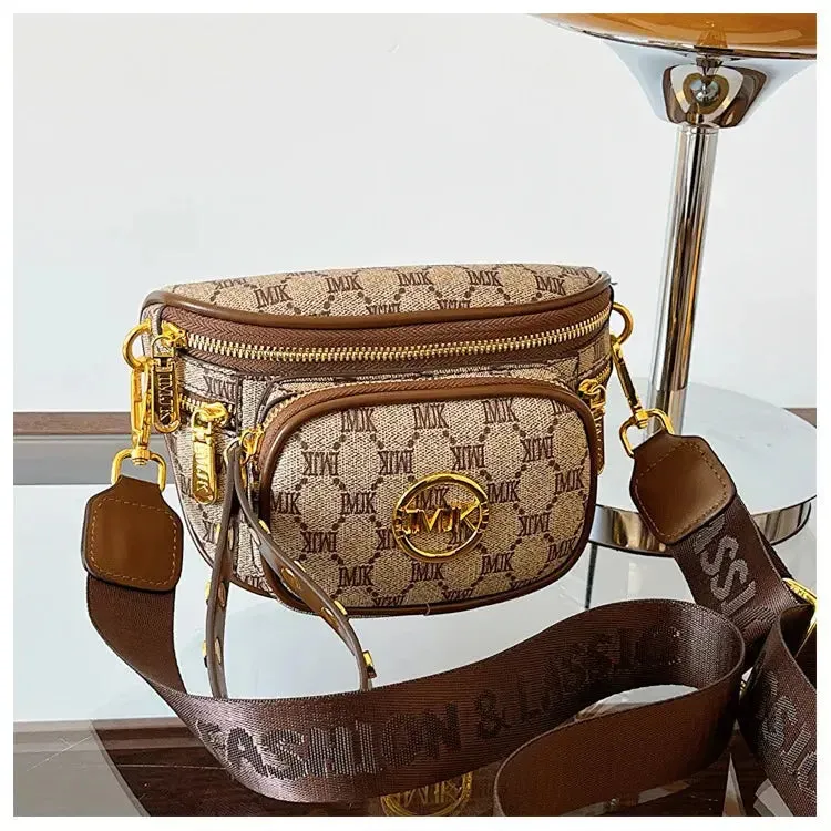 Hot Selling Women's Bags Women's Bags 2024 New Hot Selling Women's Chest Bags, Crossbody Bags, Versatile Wide Shoulder Straps, Women's Bags Trend