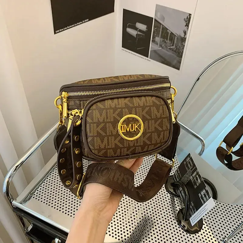 Hot Selling Women's Bags Women's Bags 2024 New Hot Selling Women's Chest Bags, Crossbody Bags, Versatile Wide Shoulder Straps, Women's Bags Trend