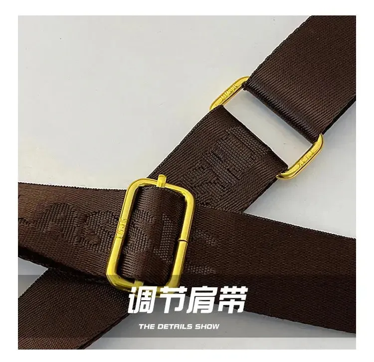 Hot Selling Women's Bags Women's Bags 2024 New Hot Selling Women's Chest Bags, Crossbody Bags, Versatile Wide Shoulder Straps, Women's Bags Trend