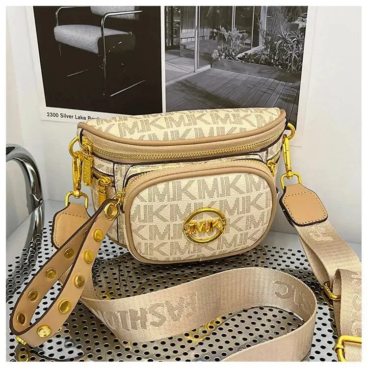Hot Selling Women's Bags Women's Bags 2024 New Hot Selling Women's Chest Bags, Crossbody Bags, Versatile Wide Shoulder Straps, Women's Bags Trend