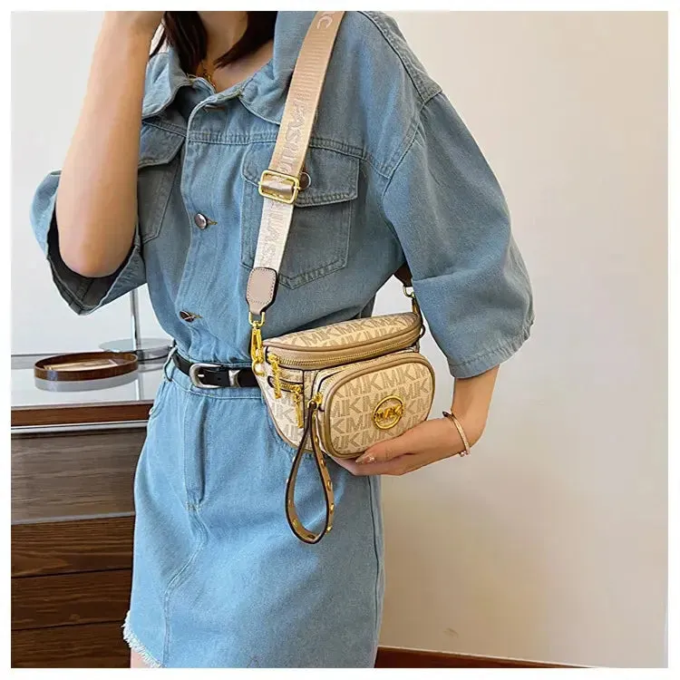Hot Selling Women's Bags Women's Bags 2024 New Hot Selling Women's Chest Bags, Crossbody Bags, Versatile Wide Shoulder Straps, Women's Bags Trend