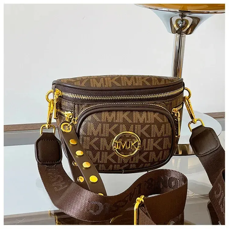 Hot Selling Women's Bags Women's Bags 2024 New Hot Selling Women's Chest Bags, Crossbody Bags, Versatile Wide Shoulder Straps, Women's Bags Trend
