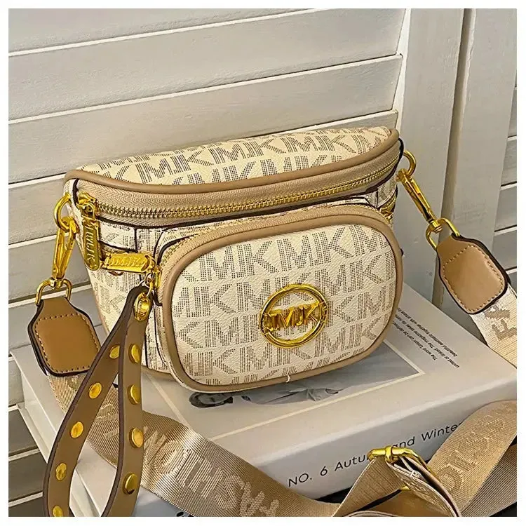 Hot Selling Women's Bags Women's Bags 2024 New Hot Selling Women's Chest Bags, Crossbody Bags, Versatile Wide Shoulder Straps, Women's Bags Trend