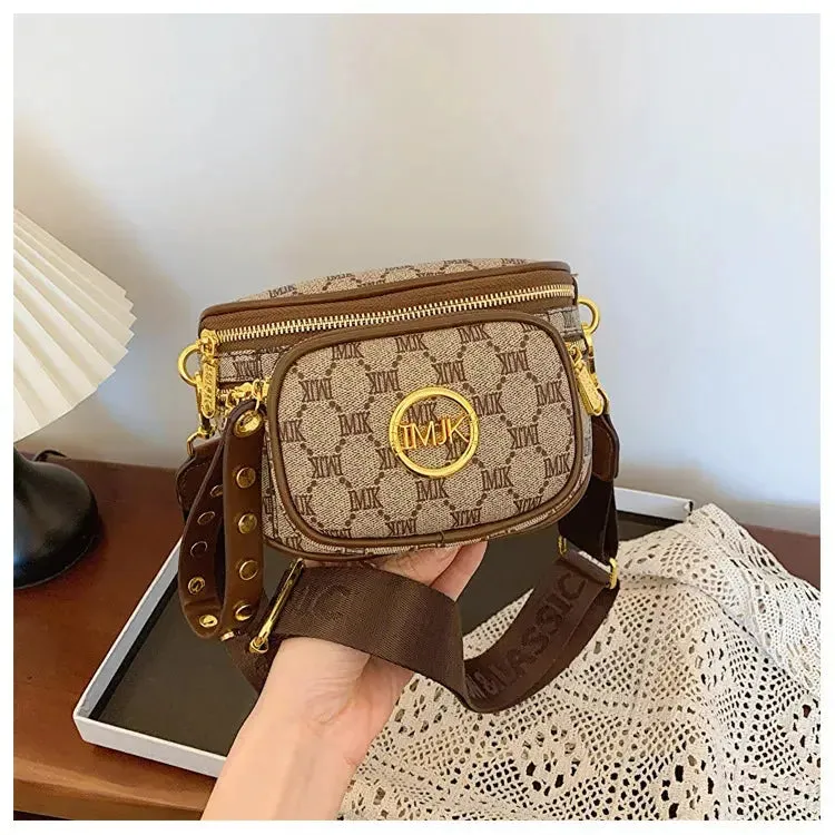 Hot Selling Women's Bags Women's Bags 2024 New Hot Selling Women's Chest Bags, Crossbody Bags, Versatile Wide Shoulder Straps, Women's Bags Trend