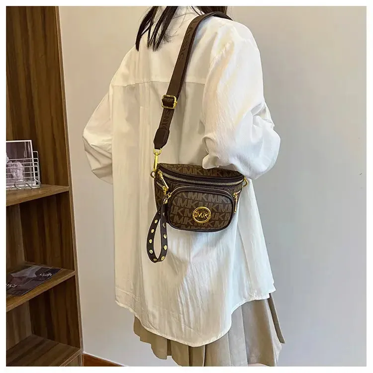 Hot Selling Women's Bags Women's Bags 2024 New Hot Selling Women's Chest Bags, Crossbody Bags, Versatile Wide Shoulder Straps, Women's Bags Trend