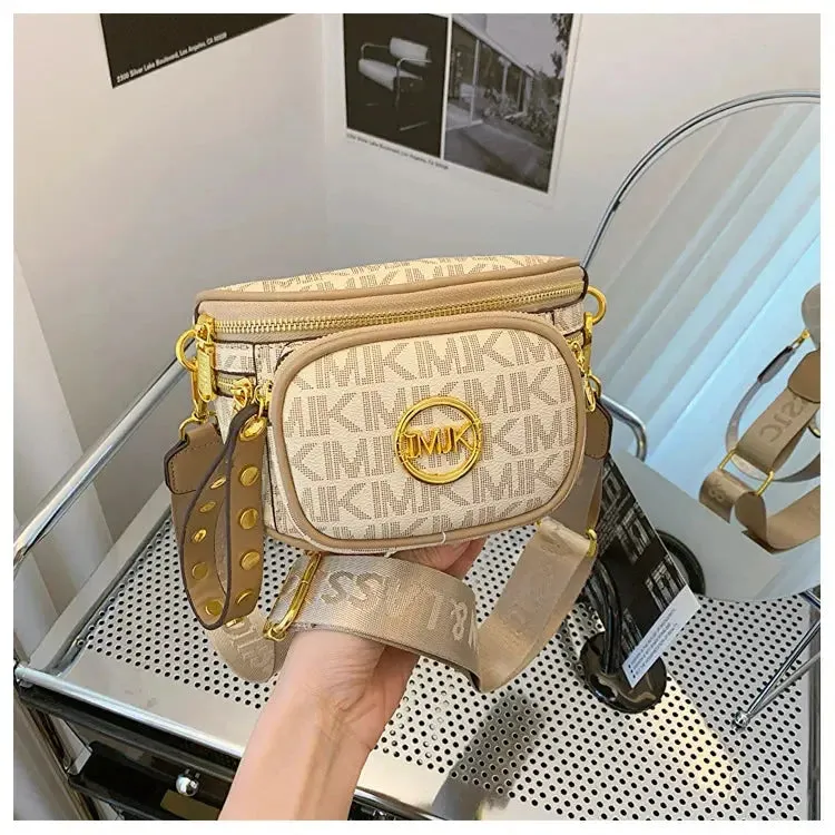 Hot Selling Women's Bags Women's Bags 2024 New Hot Selling Women's Chest Bags, Crossbody Bags, Versatile Wide Shoulder Straps, Women's Bags Trend