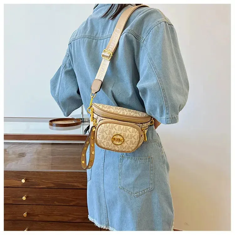 Hot Selling Women's Bags Women's Bags 2024 New Hot Selling Women's Chest Bags, Crossbody Bags, Versatile Wide Shoulder Straps, Women's Bags Trend