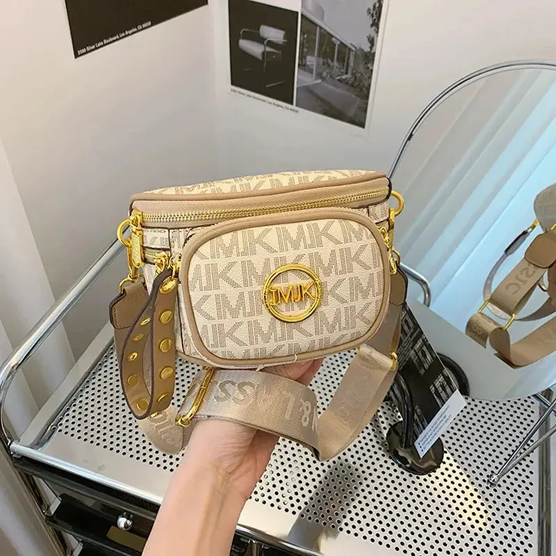 Hot Selling Women's Bags Women's Bags 2024 New Hot Selling Women's Chest Bags, Crossbody Bags, Versatile Wide Shoulder Straps, Women's Bags Trend
