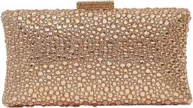 HUANG ZHUANG Sparkly Elegant Crystal Clutch Solid Rhinestone Handbags For Women Party Purse Bridal Prom Bag