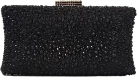HUANG ZHUANG Sparkly Elegant Crystal Clutch Solid Rhinestone Handbags For Women Party Purse Bridal Prom Bag