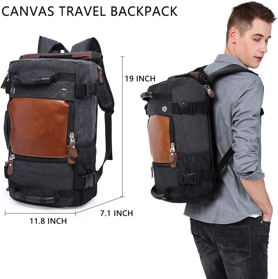KAKA Wear-Resistant Durable Backpack,Duffle Bag Travel Carry On Backpack