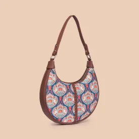 Kovil Blue Hobo Bag