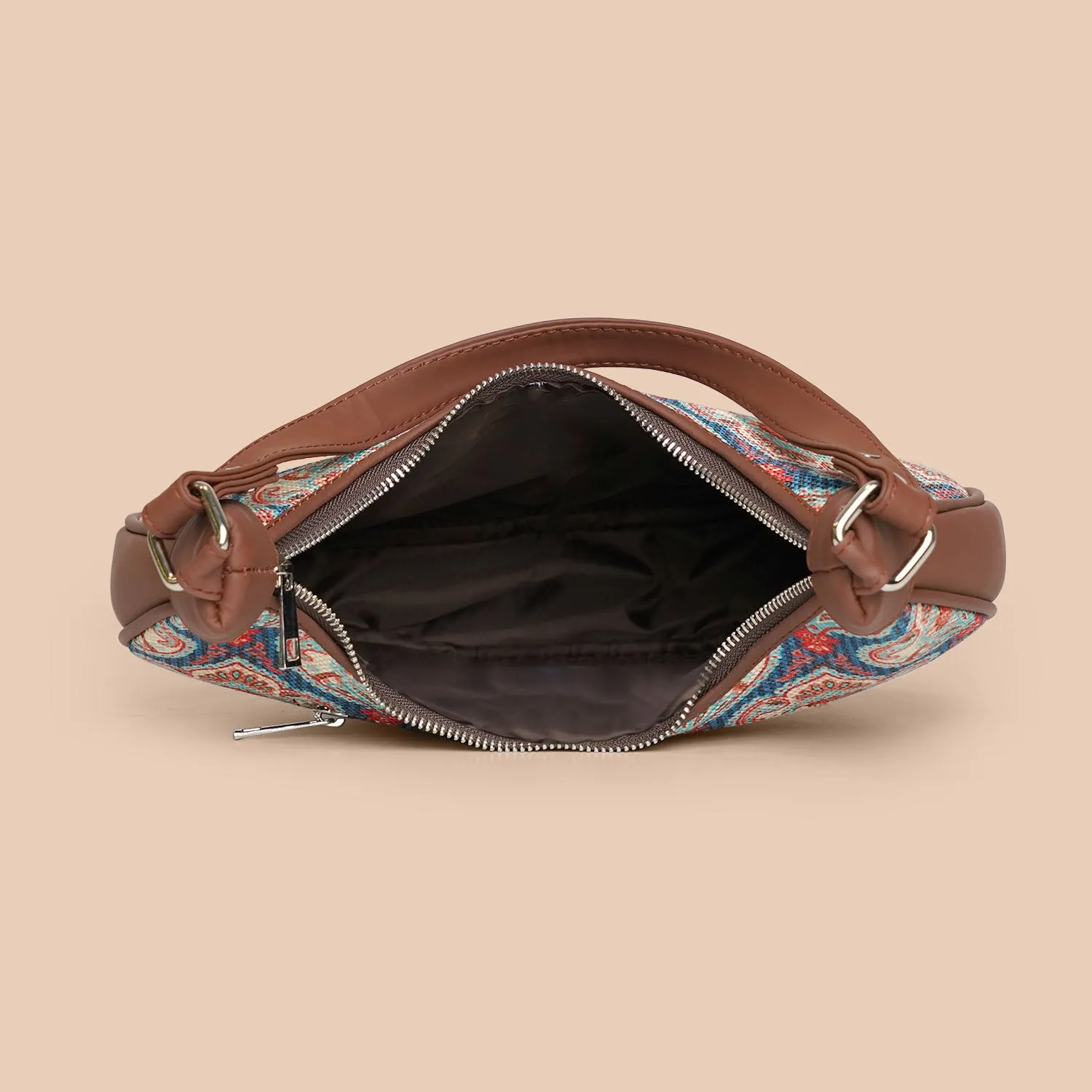 Kovil Blue Hobo Bag