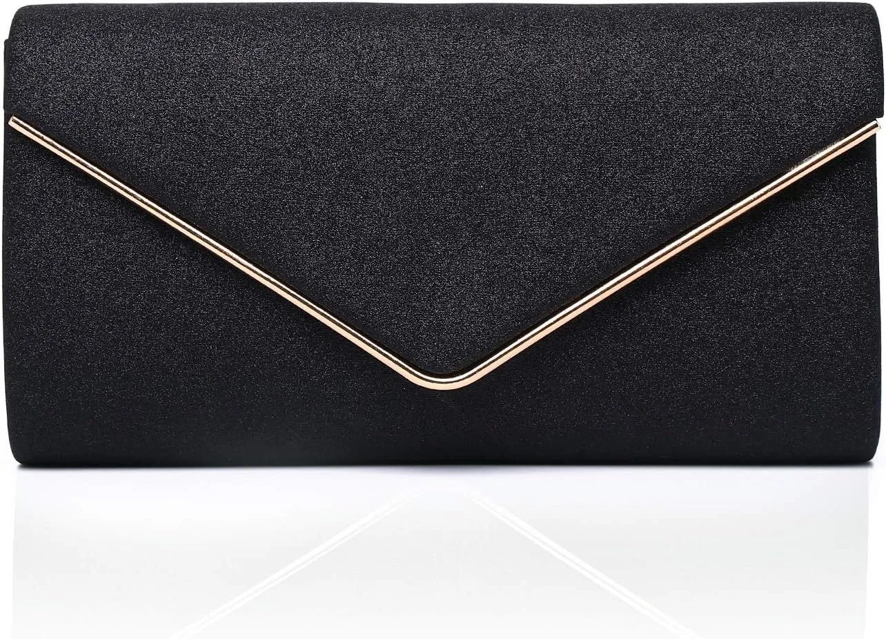 Labair Shining Envelope Clutch Purses for Women Evening Purses and Clutches For Wedding Party.