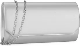 Ladies Evening Clutch Bag Elegant Handbag Purse for Wedding Formal Prom Party Bridal