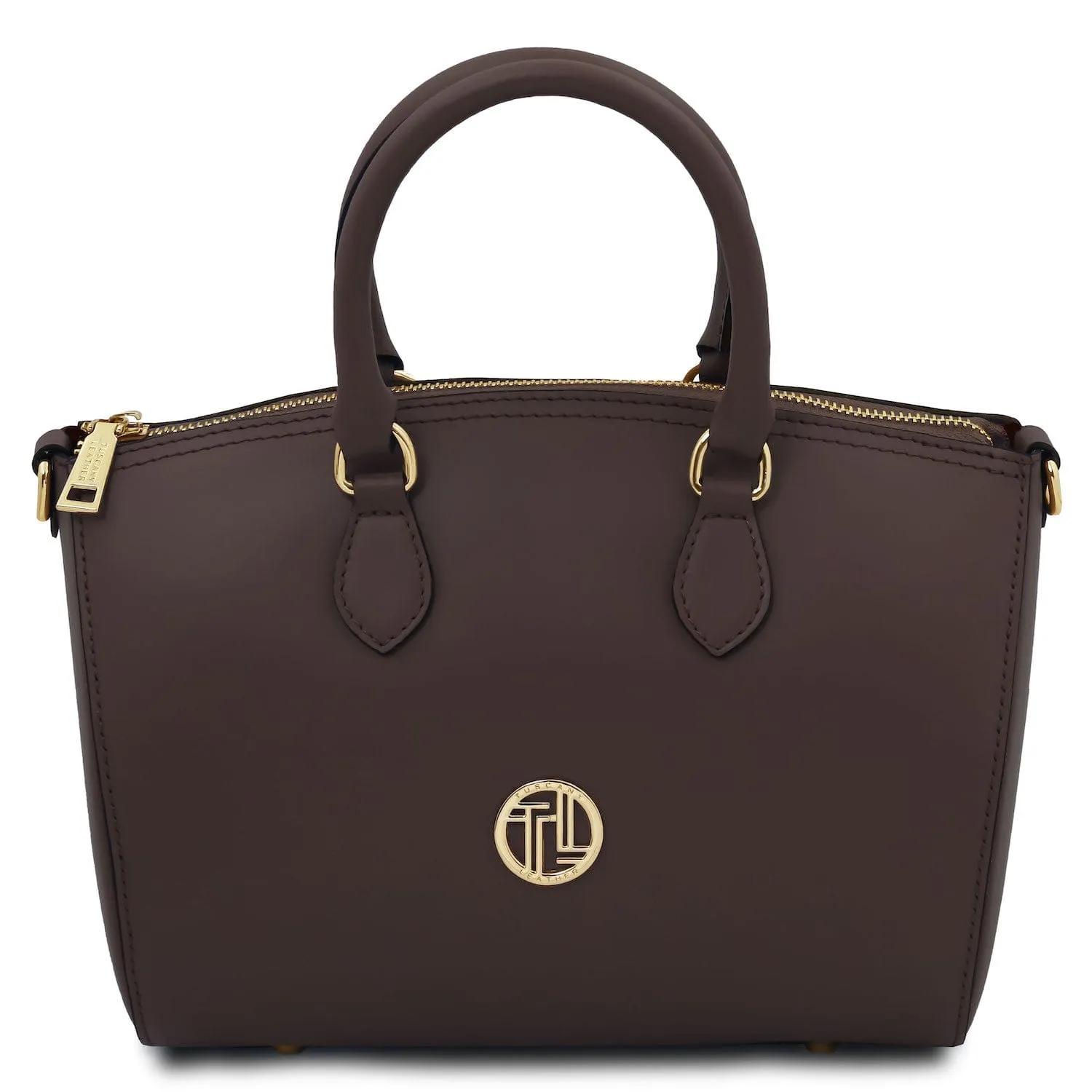 Layla - Leather small duffle handbag | TL142399