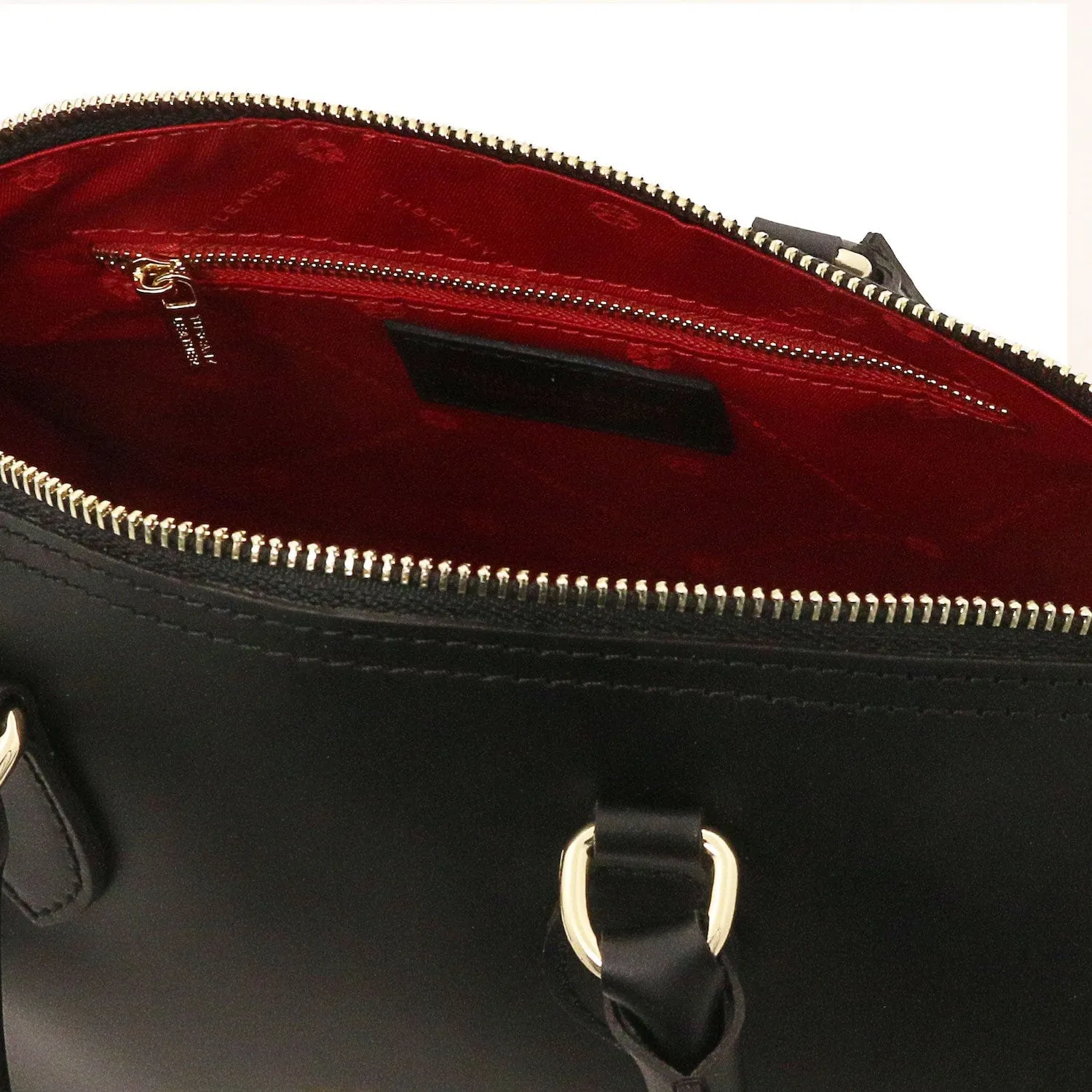 Layla - Leather small duffle handbag | TL142399