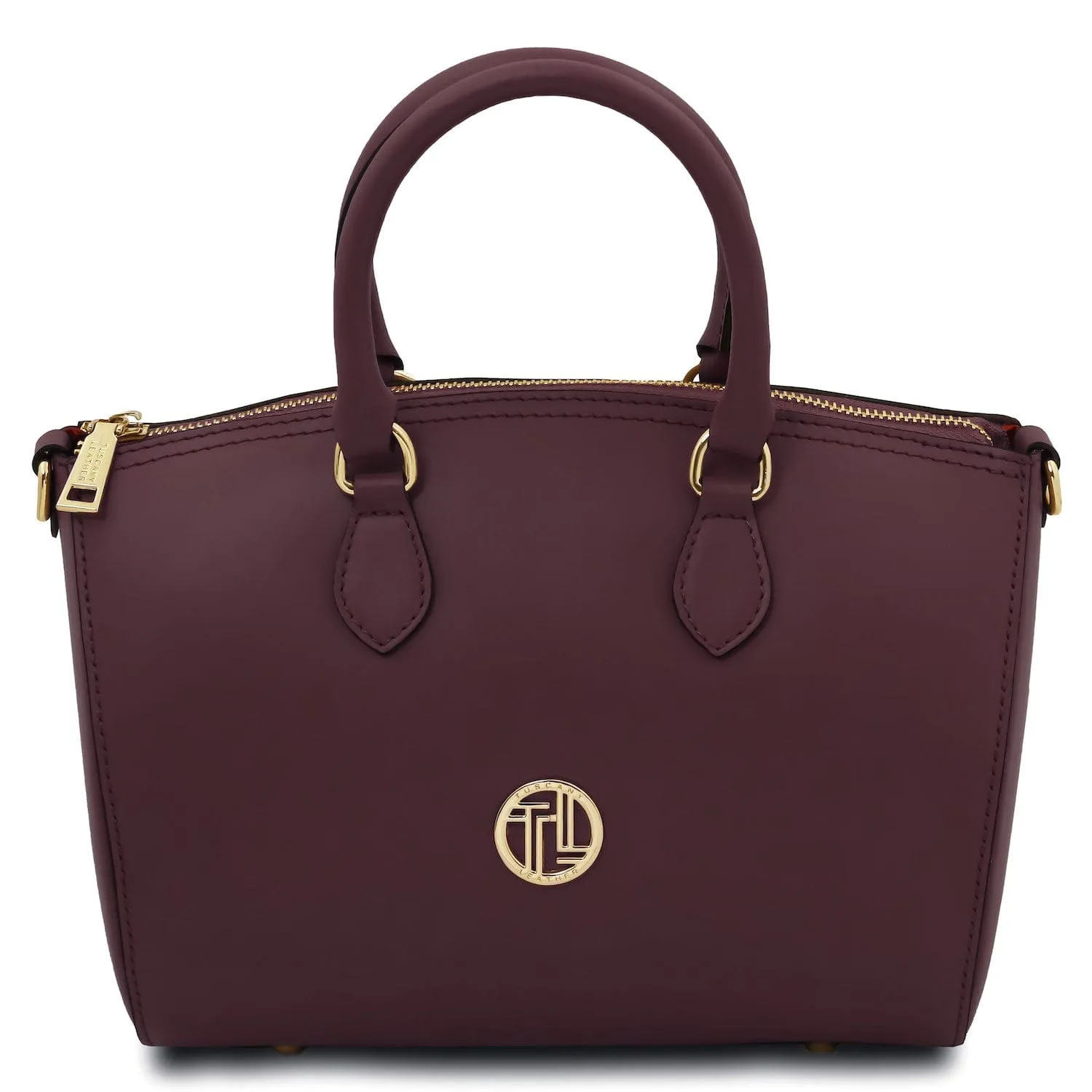 Layla - Leather small duffle handbag | TL142399