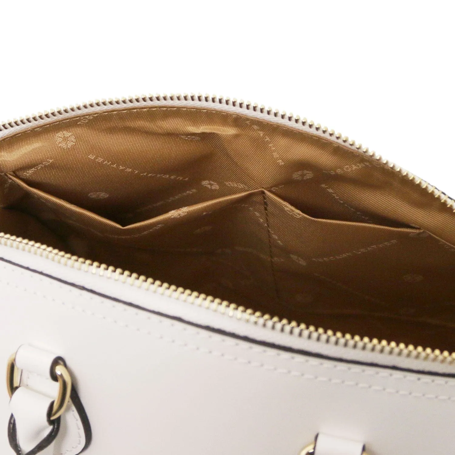 Layla - Leather small duffle handbag | TL142399