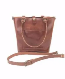 Leather Tote Bag | H B Everyday Espresso Leather Tote Bag | Premium Edition