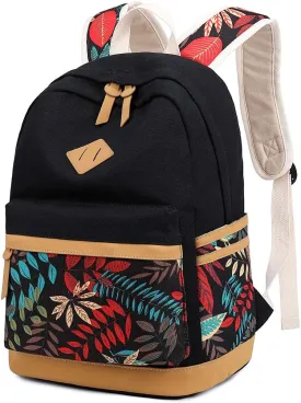 Lightweight Kids Backpacks for School Bag Canvas Small Travel Backpacks for Women Girls Boys Bookbag Toddler Back Pack