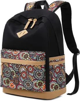 Lightweight Kids Backpacks for School Bag Canvas Small Travel Backpacks for Women Girls Boys Bookbag Toddler Back Pack
