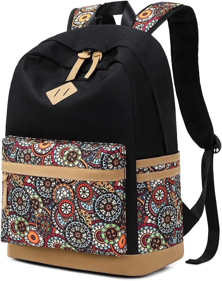 Lightweight Kids Backpacks for School Bag Canvas Small Travel Backpacks for Women Girls Boys Bookbag Toddler Back Pack