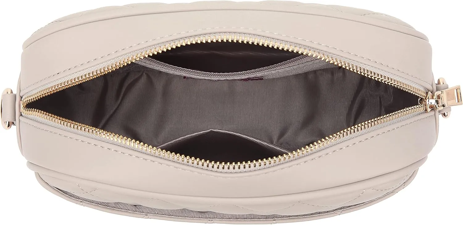 lola mae Quilted Crossbody Bag, Medium Lightweight Shoulder Purse Top Zipper Tassel Accent