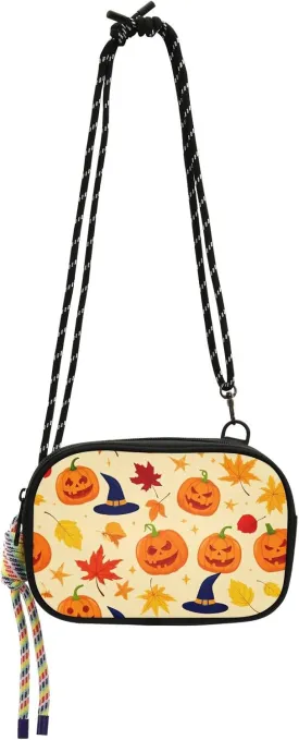 Maple Witch Hat Beige Crossbody Bags for Women Small Handbags Cossbody Purses Womens Shoulder Bag Phone Purse for Travel With Detachable Strap