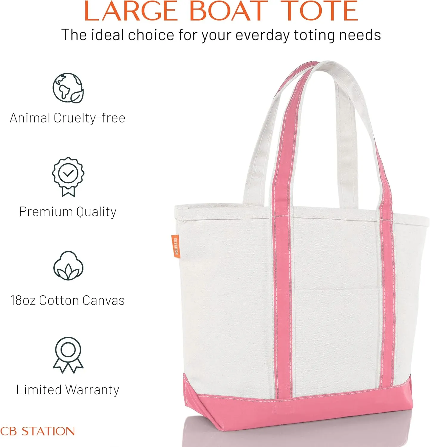 Medium Classic Canvas Tote Bag for Women, Top Zipper Closure, Outer Pocket, Daily Essentials, Groceries, Traveling