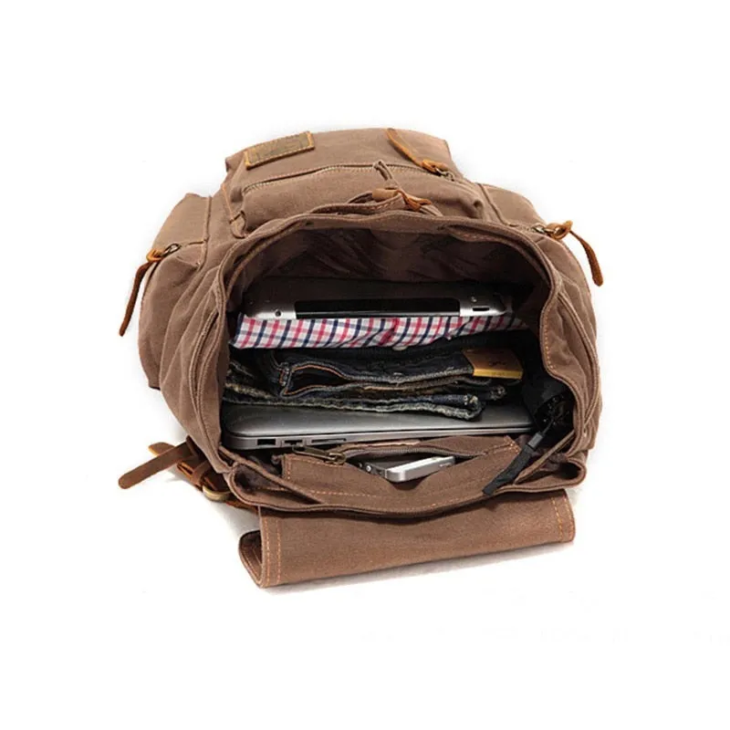 Men's Vintage Backpack Canvas Backpacks