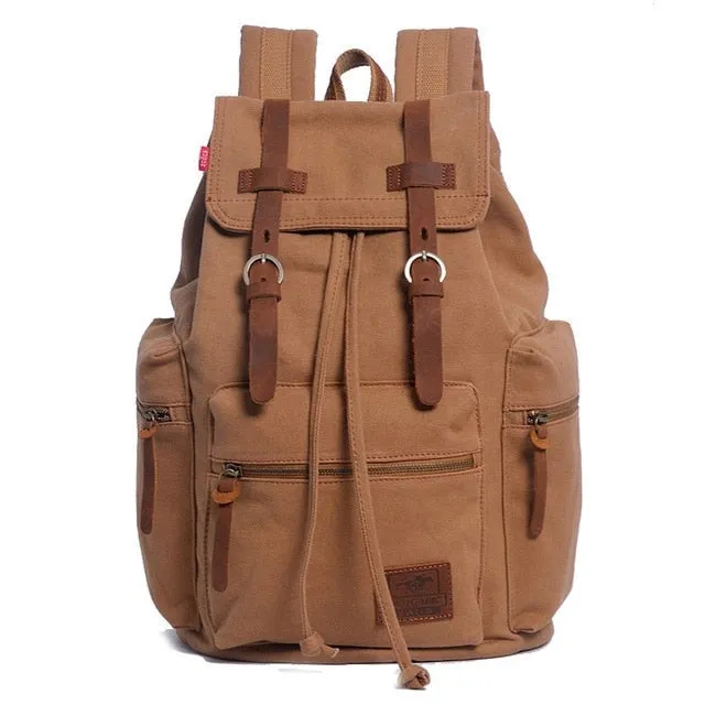Men's Vintage Backpack Canvas Backpacks