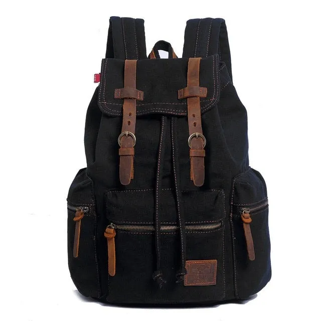 Men's Vintage Backpack Canvas Backpacks