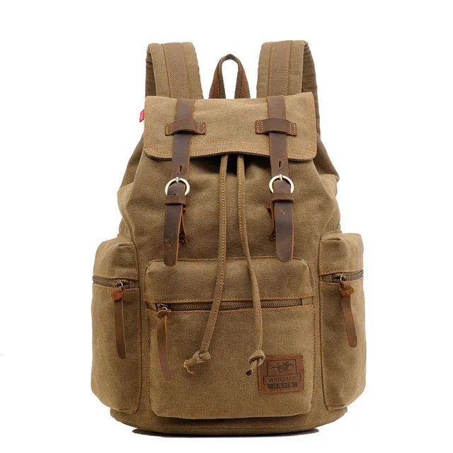Men's Vintage Backpack Canvas Backpacks