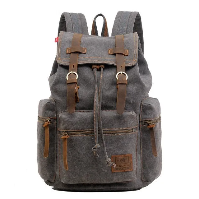 Men's Vintage Backpack Canvas Backpacks