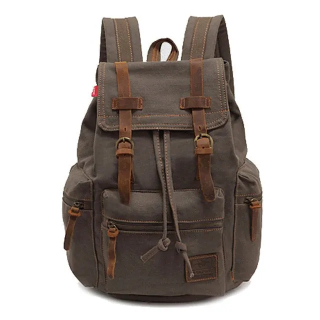 Men's Vintage Backpack Canvas Backpacks