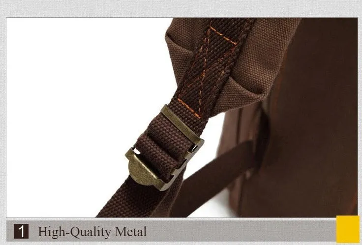 Men's Vintage Backpack Canvas Backpacks