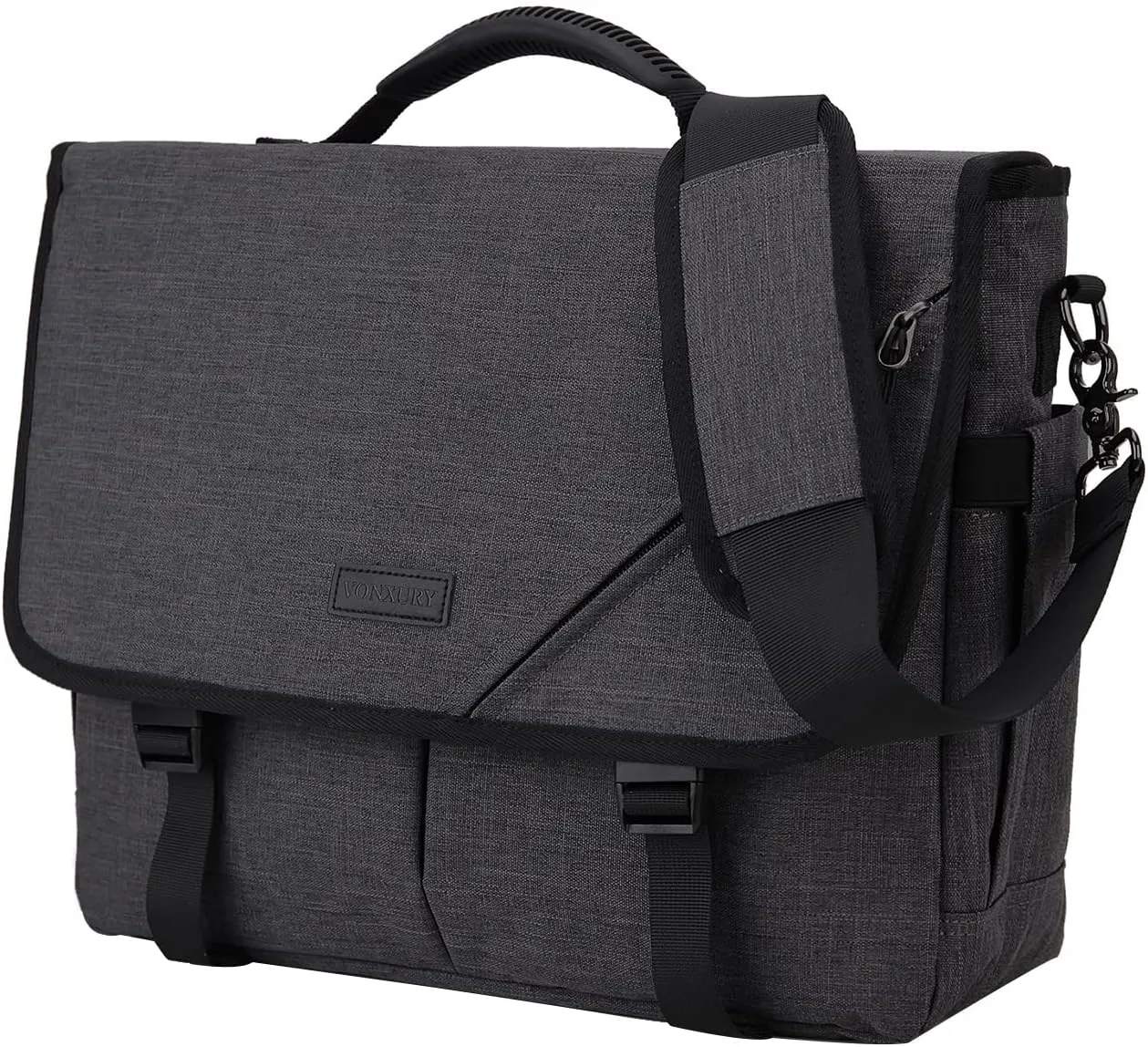 Messenger Bag for Men, Lightweight Water Resistant 15.6 In Laptop Bag Business Office Satchel Shoulder Bag