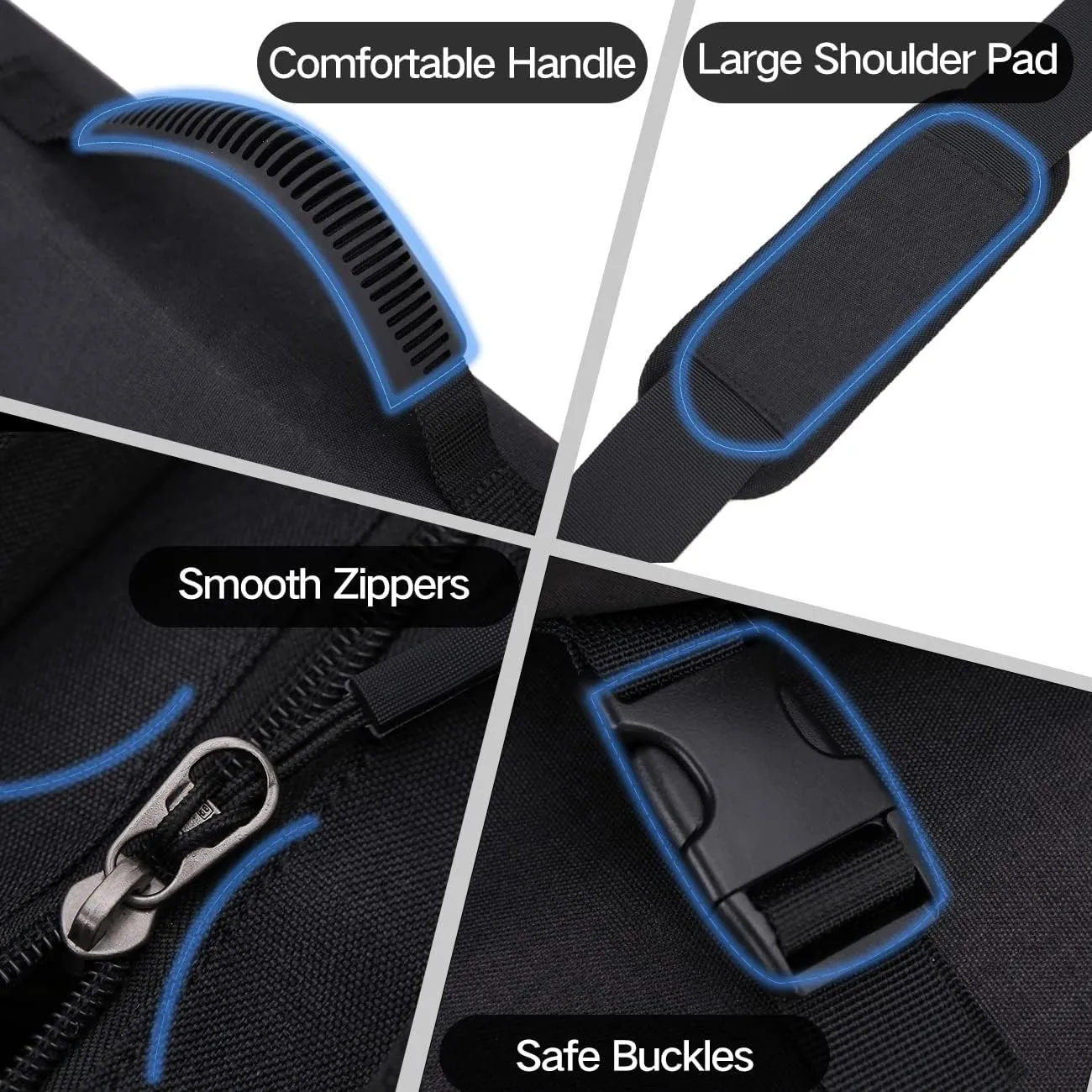 Messenger Bag for Men, Lightweight Water Resistant 15.6 In Laptop Bag Business Office Satchel Shoulder Bag