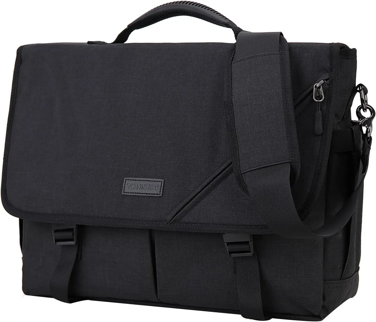 Messenger Bag for Men, Lightweight Water Resistant 15.6 In Laptop Bag Business Office Satchel Shoulder Bag