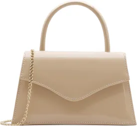 Milisente Women's Evening Bag Bridal Party Clutch Purses Cocktail Prom Handbags with Patent Leather