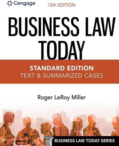 MindTap for Miller's Business Law Today, Standard: Text & Summarized Cases, 1 term Printed Access Card