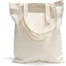 Morcheiong 20 Pack Cotton Canvas Bag Blank Tote Canvas Bags Reusable Grocery Shopping Bags, Suitable for DIY Craft, Promotion, Gift, Shopping, Advertising, Drawing, Grocery, Activity