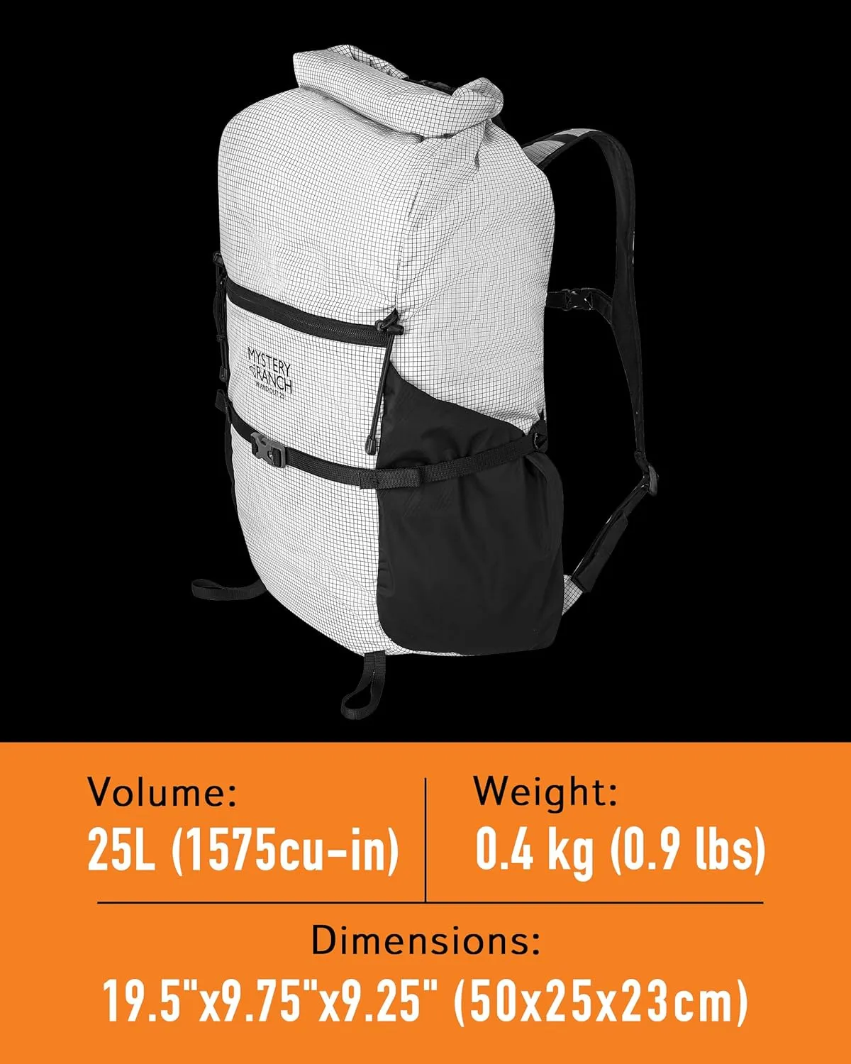 Mystery Ranch In and Out Packable Backpack - Lightweight Foldable Pack, Dove, 25L