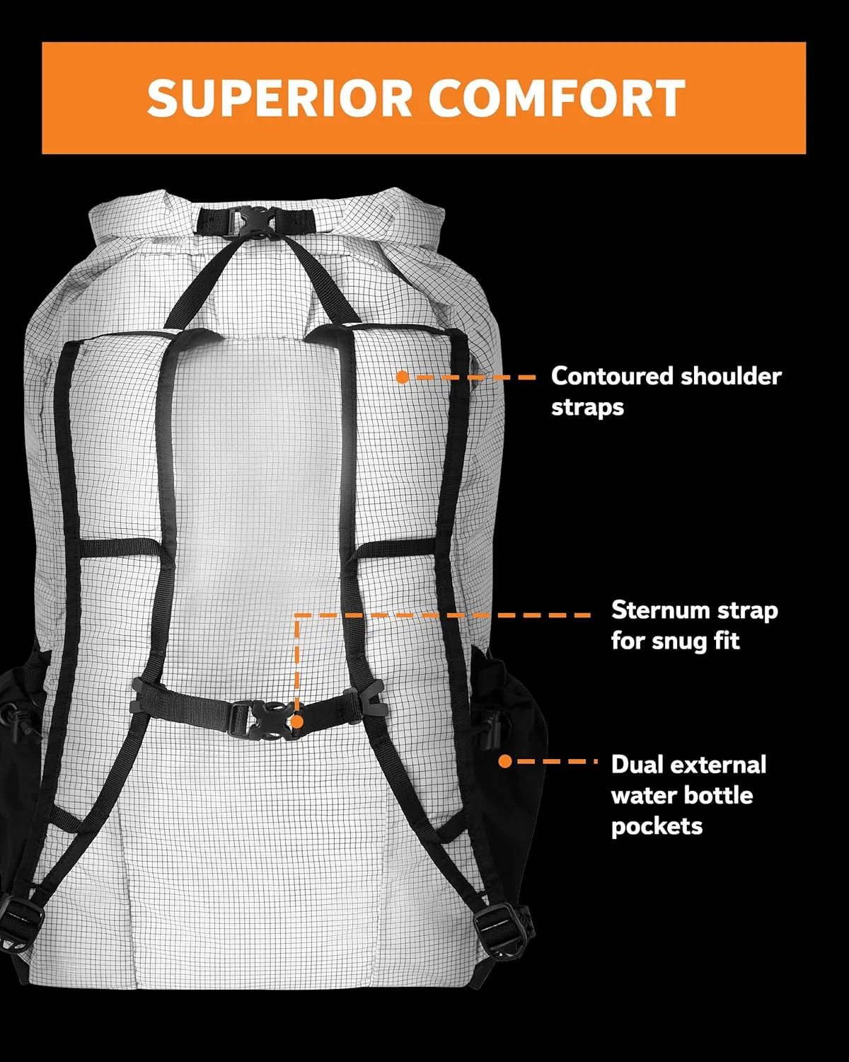 Mystery Ranch In and Out Packable Backpack - Lightweight Foldable Pack, Dove, 25L