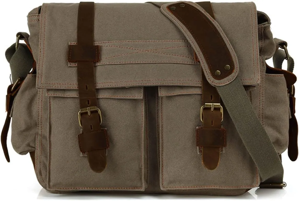 New Vintage Messenger Bag Satchel Bag bag Bookbag Casual Travel Shoulder Bag