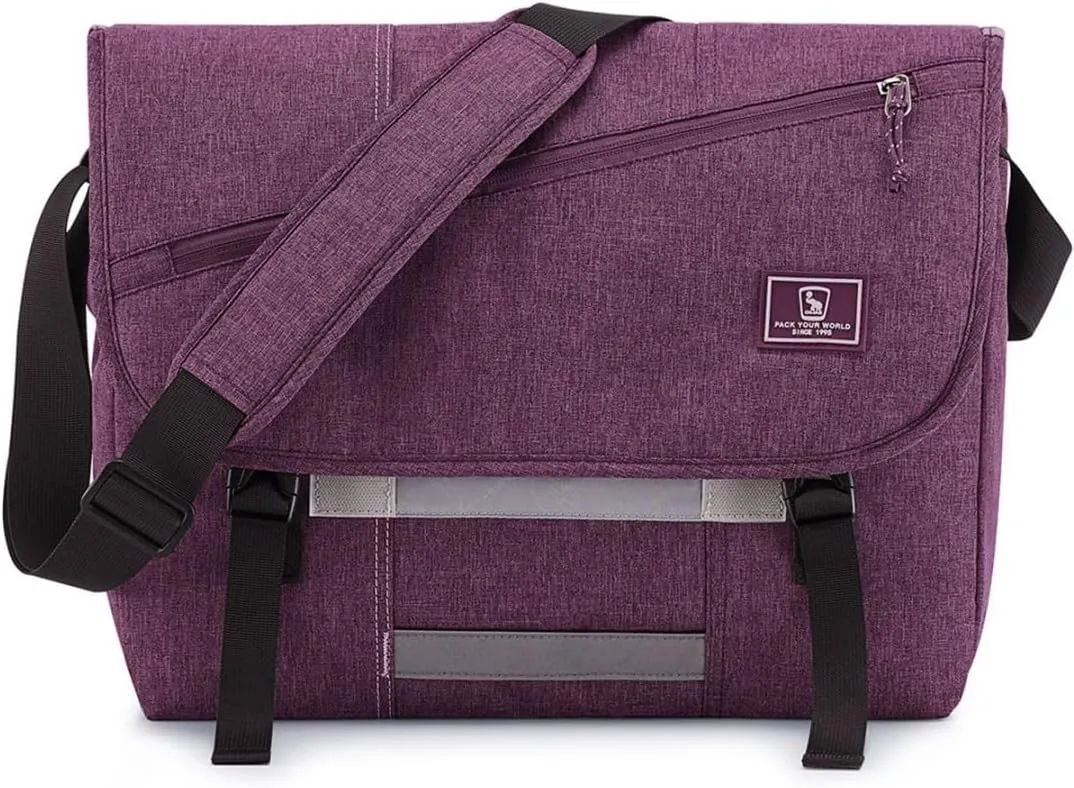 OIWAS Messenger Bag for Women, 15.6 Inch Laptop Crossbody Bags Men Casual Satchel Shoulder Bag College Travel Office Briefcase