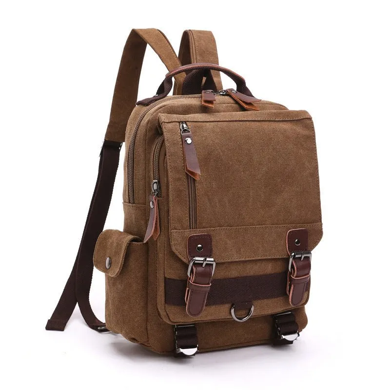 Outdoor Unisex Canvas Backpack