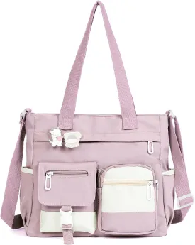 Phaoullzon Crossbody Cute Bag for Teens Kawaii Messenger Purse Nylon Shoulder Tote Bags