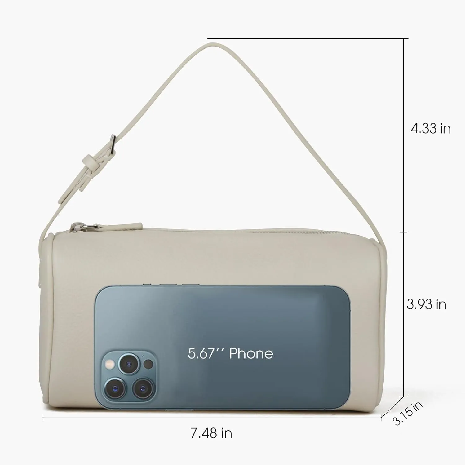 Premium Full-Grained Leather Crossbody Purses for Women, Hobo Bags for Women Crossbody with Adjustable Strap